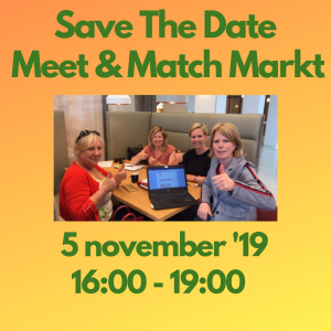 Save the date Meet & Match Markt 2019