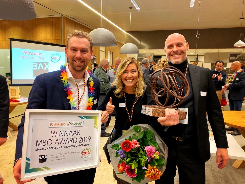 BAX winnaar MBO Award 2019